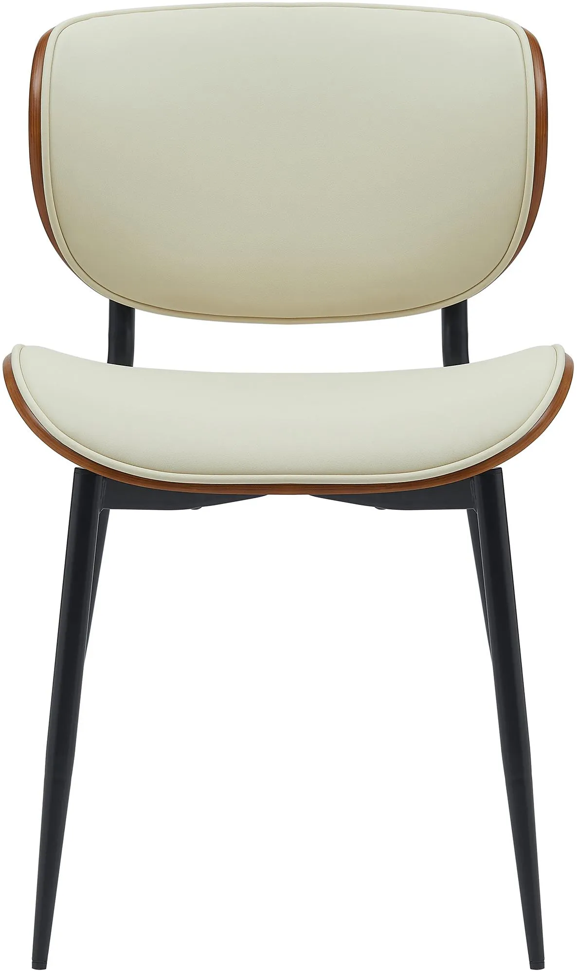 Stuhl Enid 50x54x80 cm walnuss/creme