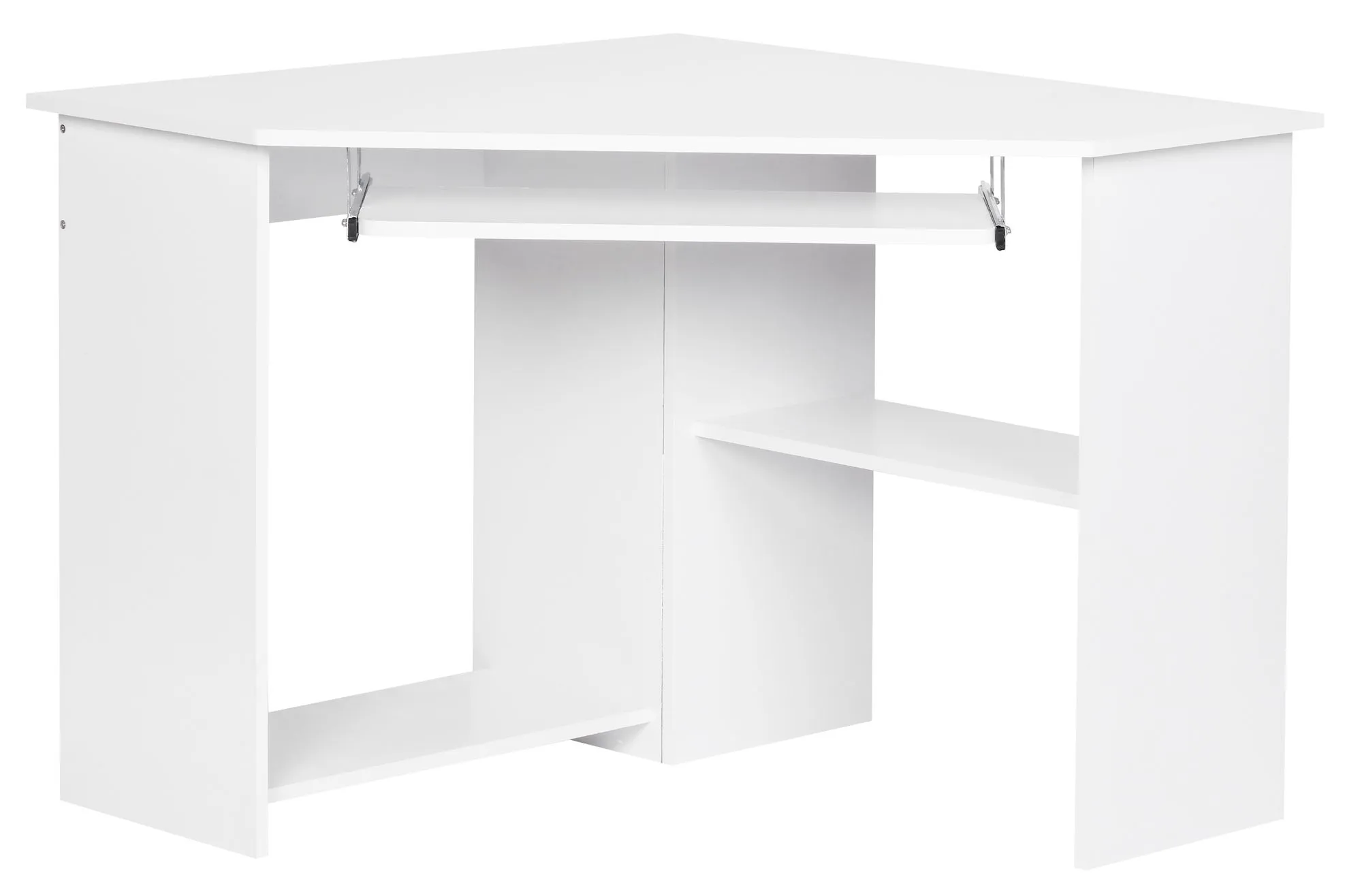 tinkaro Computertisch eckig LENDA Holz Schreibtisch Weiß tinkaro Computertisch eckig LENDA Holz Schreibtisch Weiß