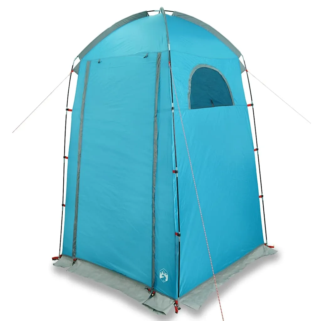 Blaues Duschzelt 150 x 150 x 230 cm wasserdicht und winddicht