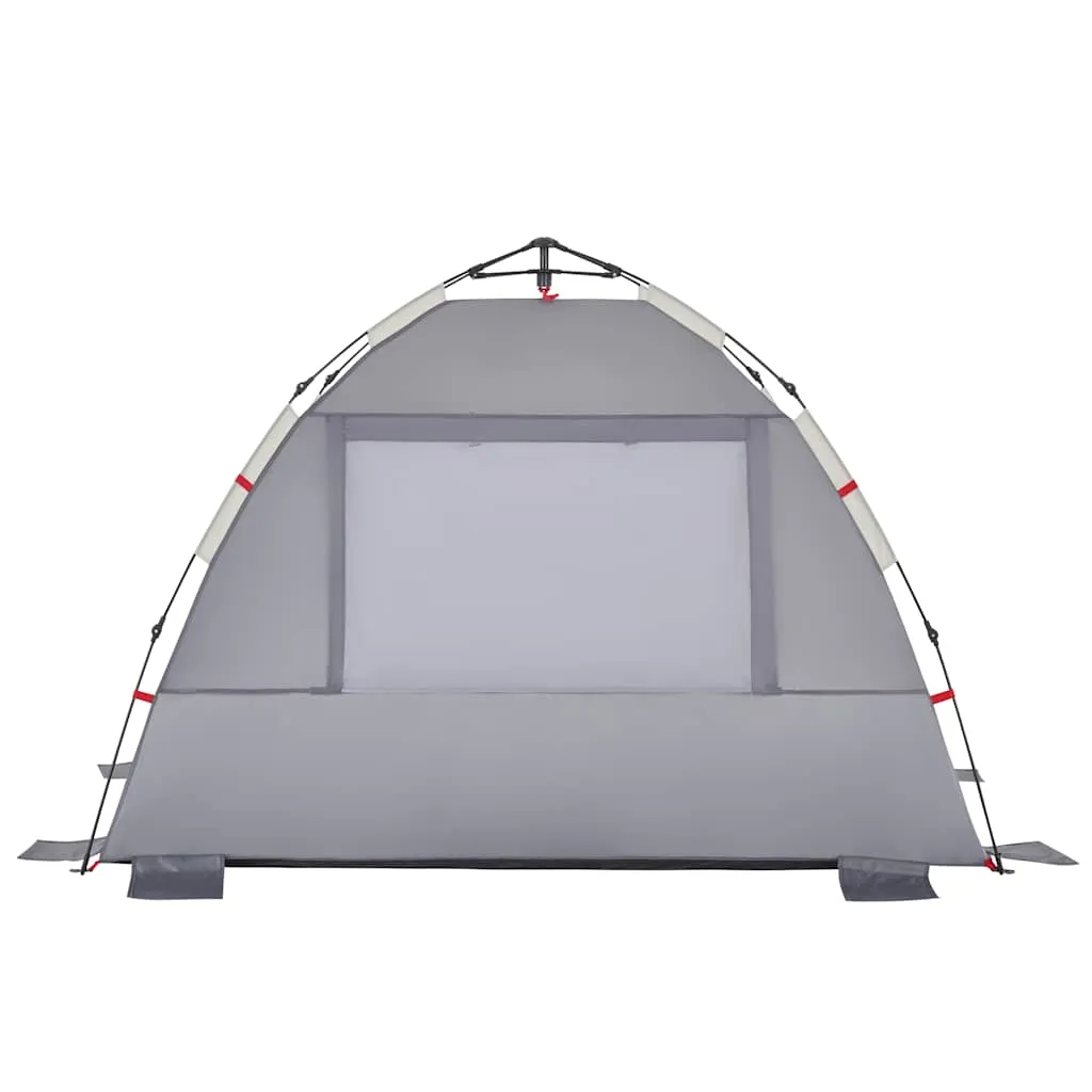 Grau Strandzelt 216 x 152 x 148 cm für 2 Personen