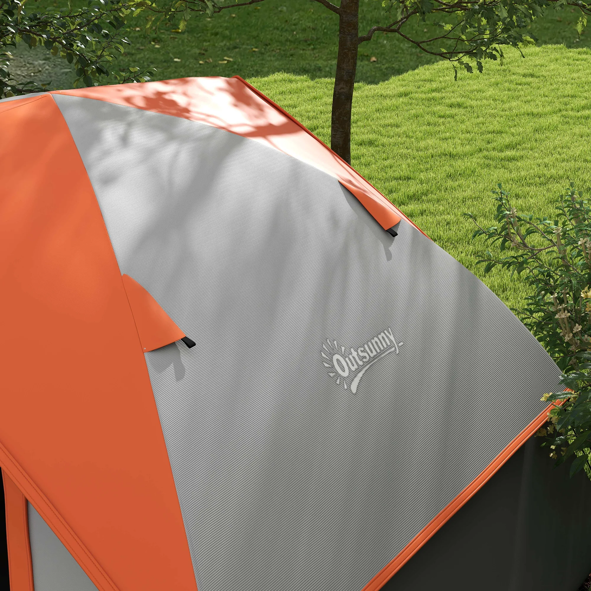 Campingzelt 2 Personen 210x150x110 cm Rostrot