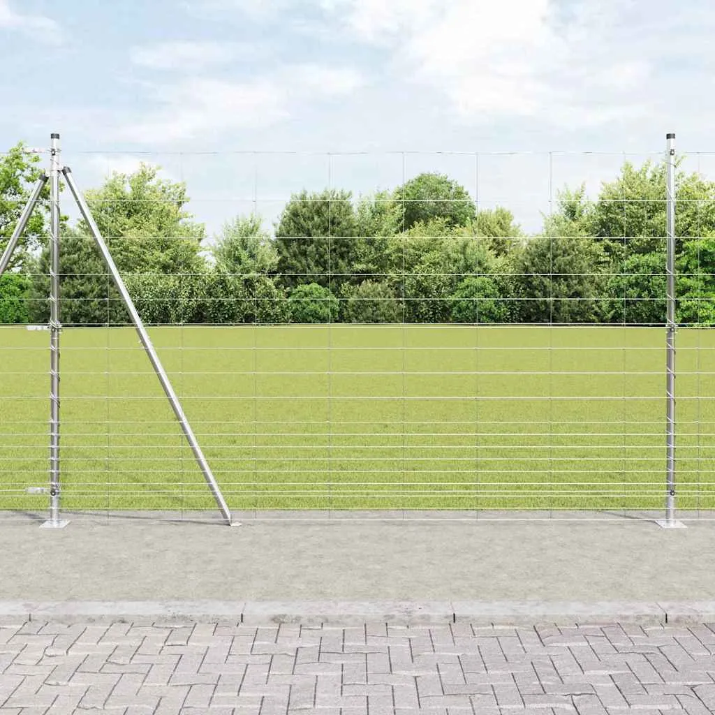 Robuster Zaunpfosten 2500 x 150 cm galvanisiert aus Stahl