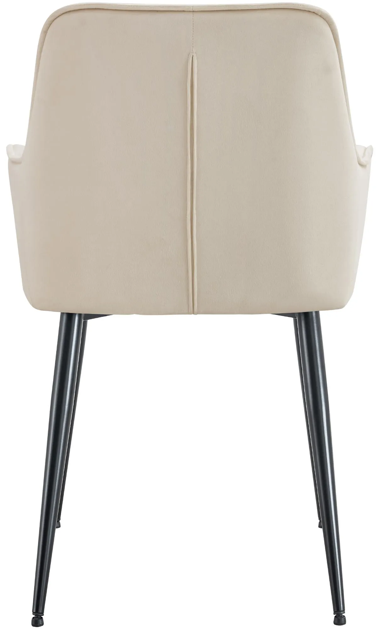Esszimmerstuhl Ferndale Samt 62x58x86 cm creme