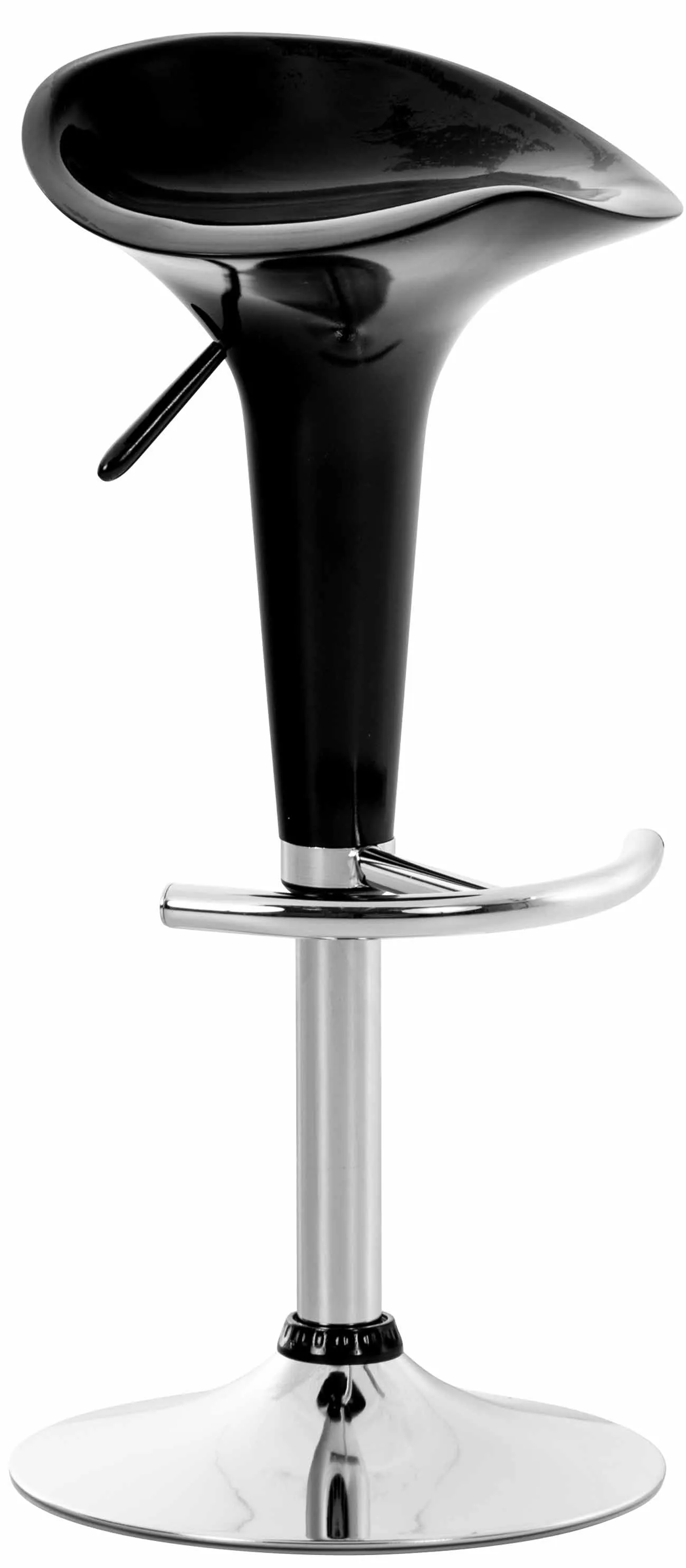 Barhocker Saddle 37x37x87 cm schwarz