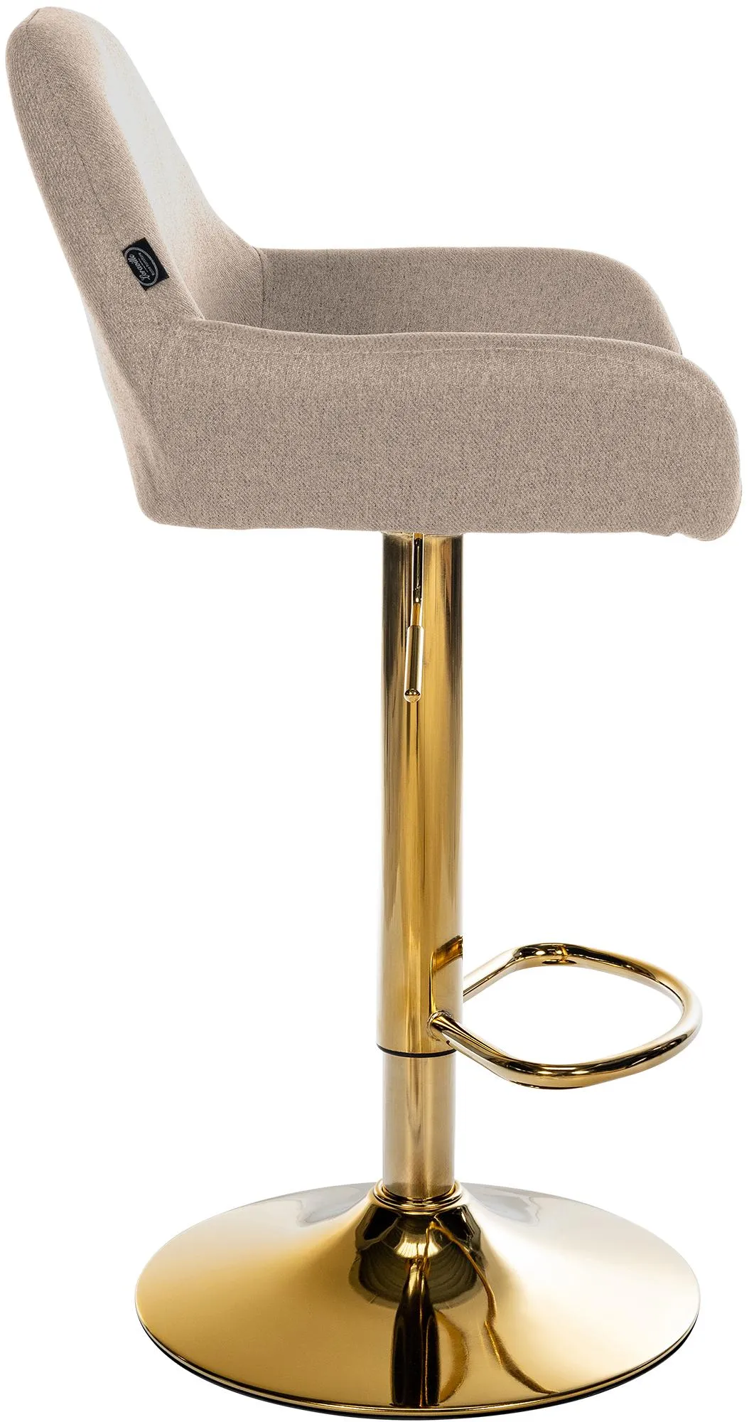 Barhocker Braga 89-109x51x52 cm taupe