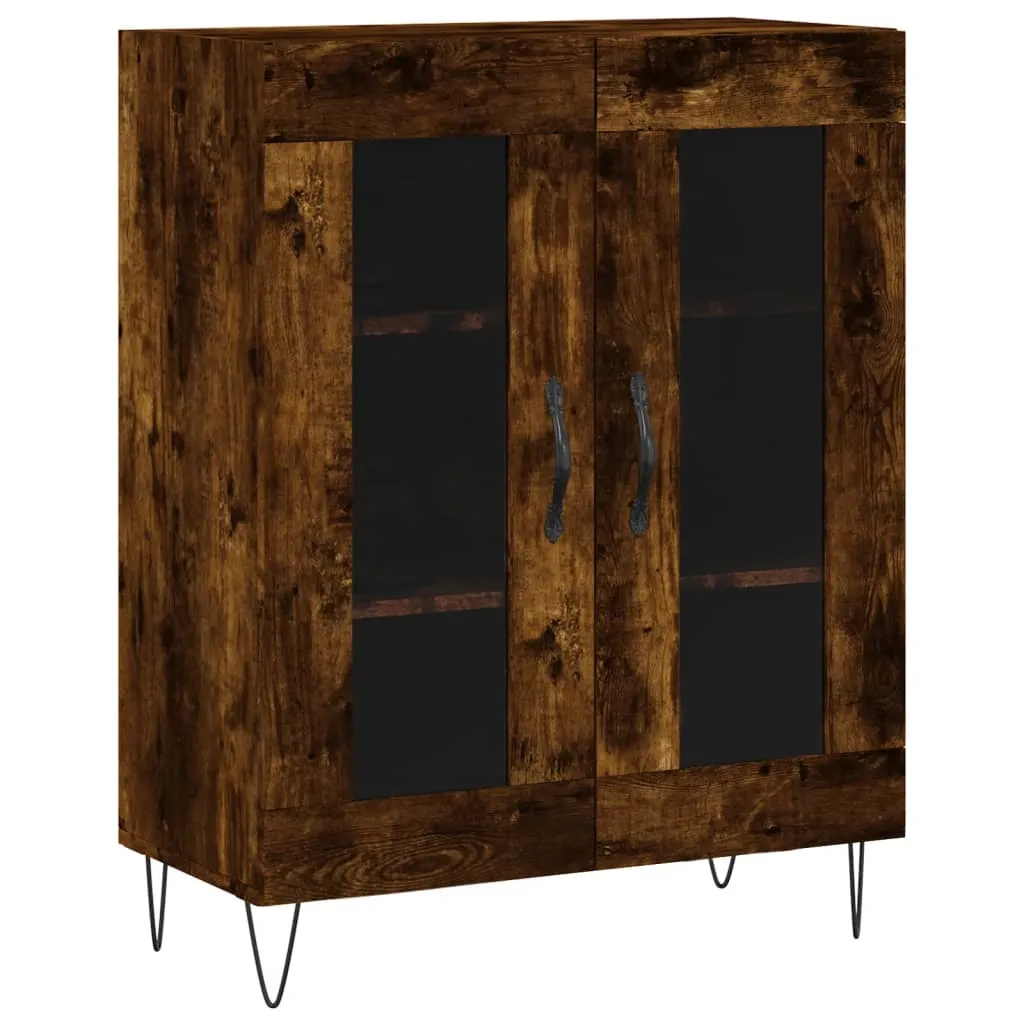 Highboard und Sideboard Räuchereiche 69,5 x 34 x 180 cm Massivholz