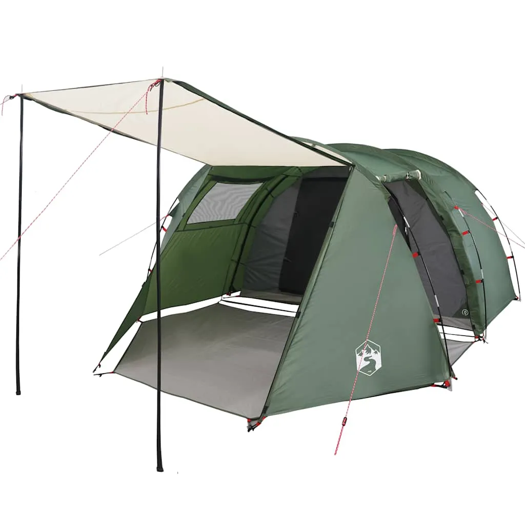 Campingzelt Grün 210x240x143 cm Innenzelt, 420x260x153 cm Außenzelt