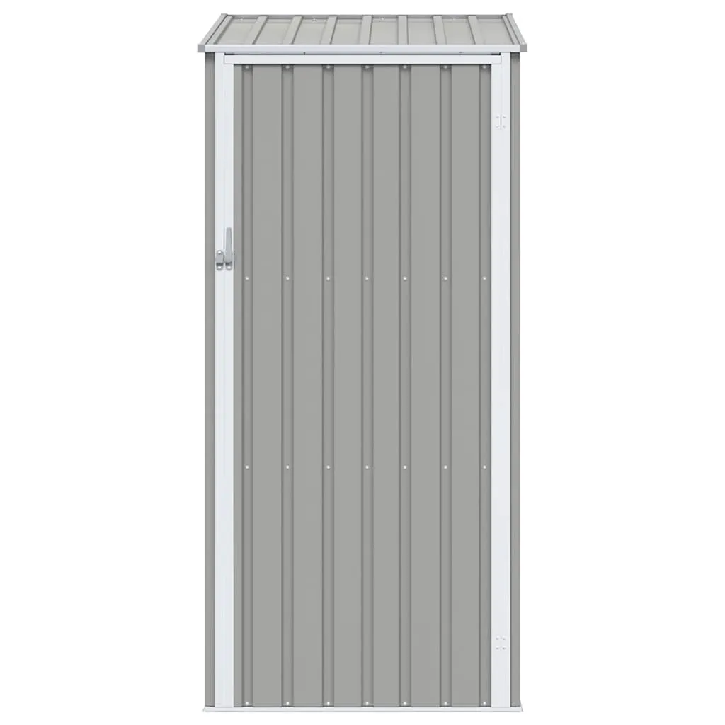Gerätehaus Grau 87x98x159 cm Verzinkter Stahl