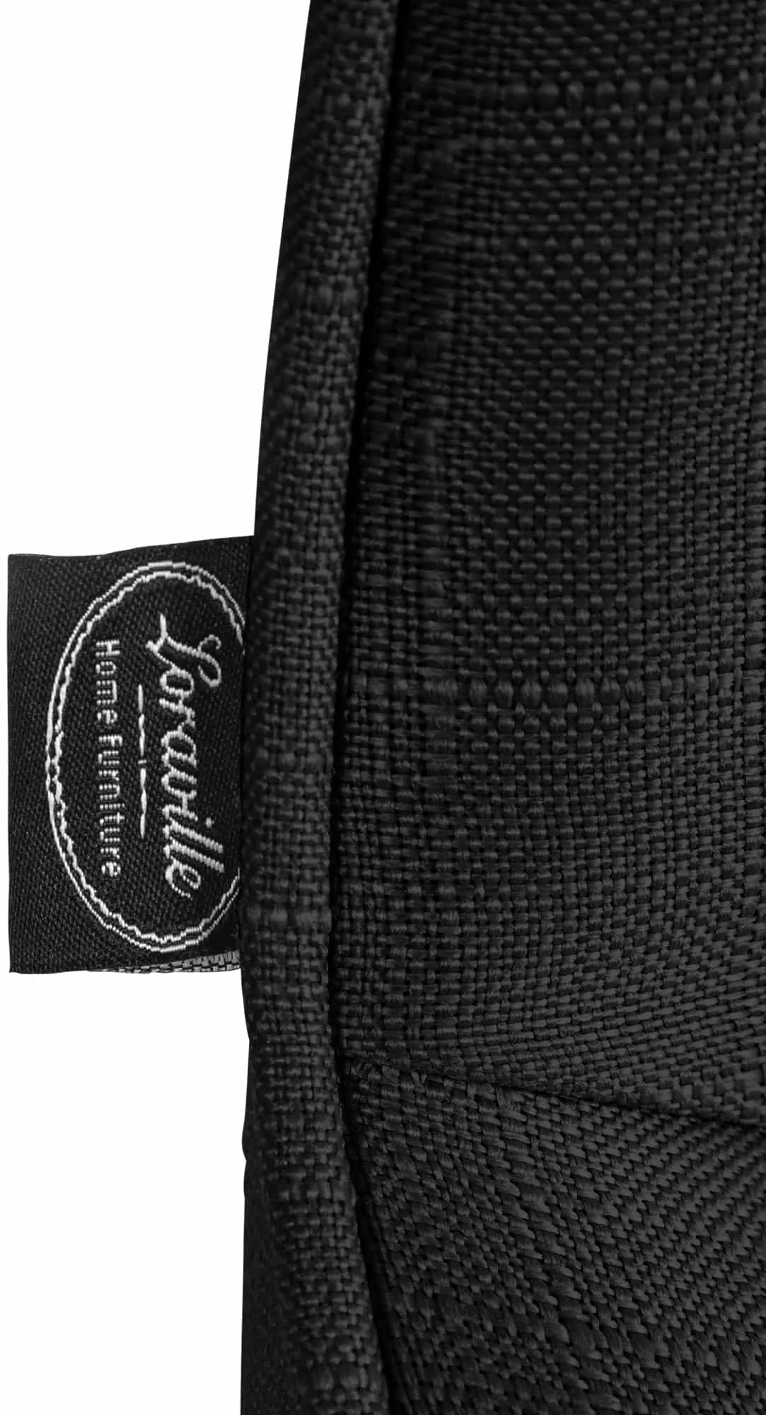 Barhocker Vonore Stoff 85-106x49x51 cm schwarz