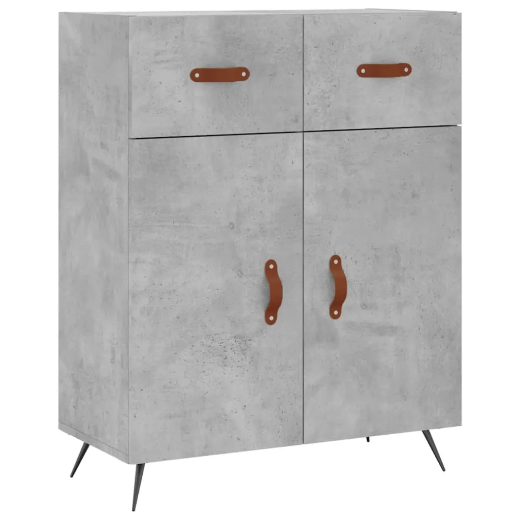 Sideboard Betongrau 69,5x34x90 cm Holzwerkstoff Sideboard Betongrau 69,5x34x90 cm Holzwerkstoff