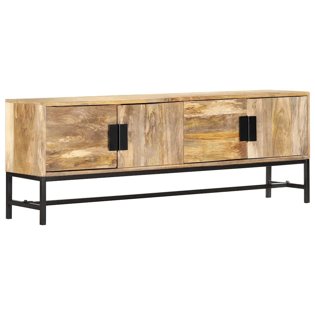 TV-Schrank 140x30x50 cm Massivholz Mango