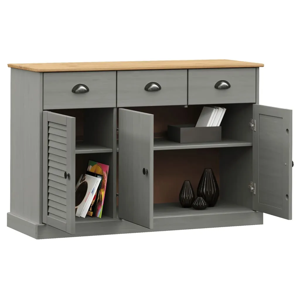 Sideboard mit Schubladen VIGO 113x40x75 cm Massivholz Kiefer