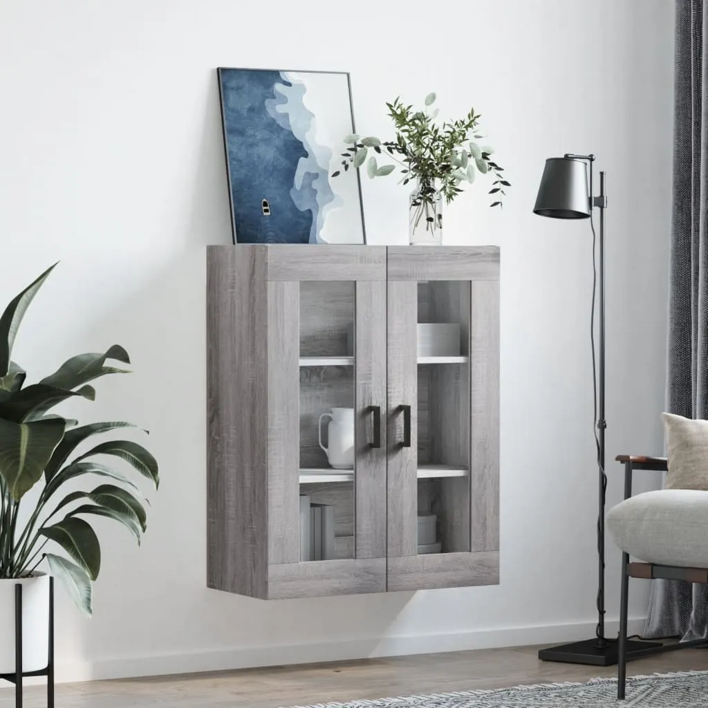 Wandschrank Grau Sonoma 69,5x34x90 cm
