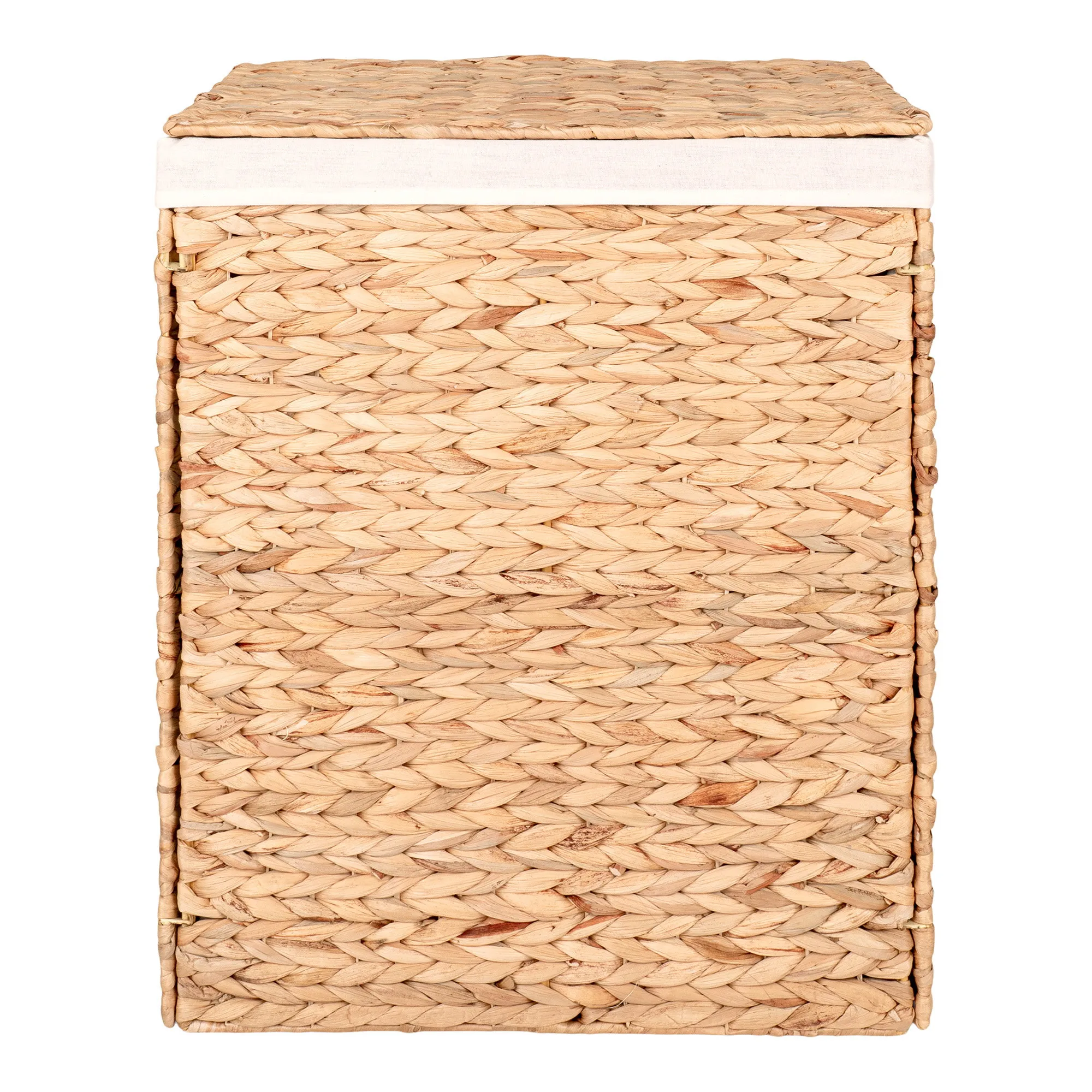 tinkaro Passo Wäschekorb Wasserhyazinthe 43 x 32 x 55 cm Natur