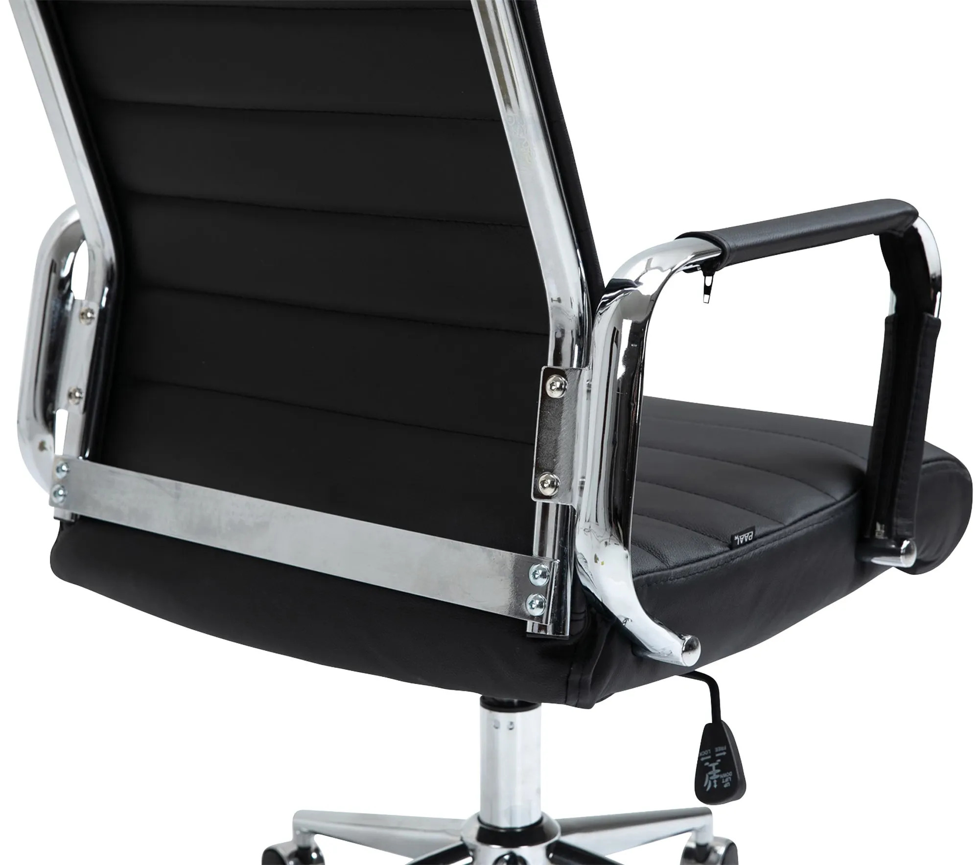 Bürostuhl Kolumbus 105x58x66 cm schwarz