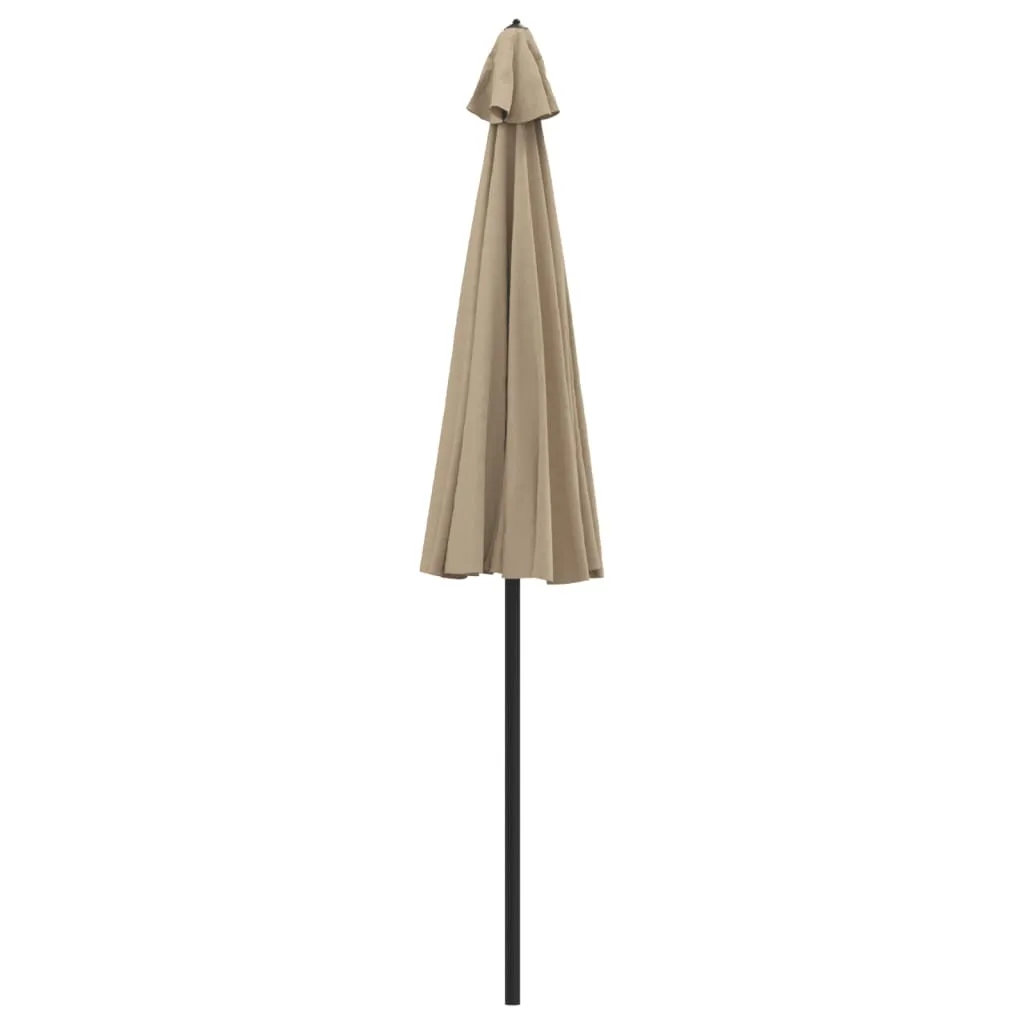 Sonnenschirm mit Aluminium-Mast 250 cm Taupe