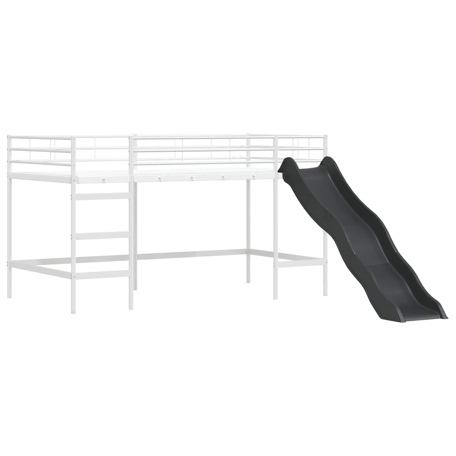 Kinder-Etagenbett 90 x 200 cm Weiß und Rosa