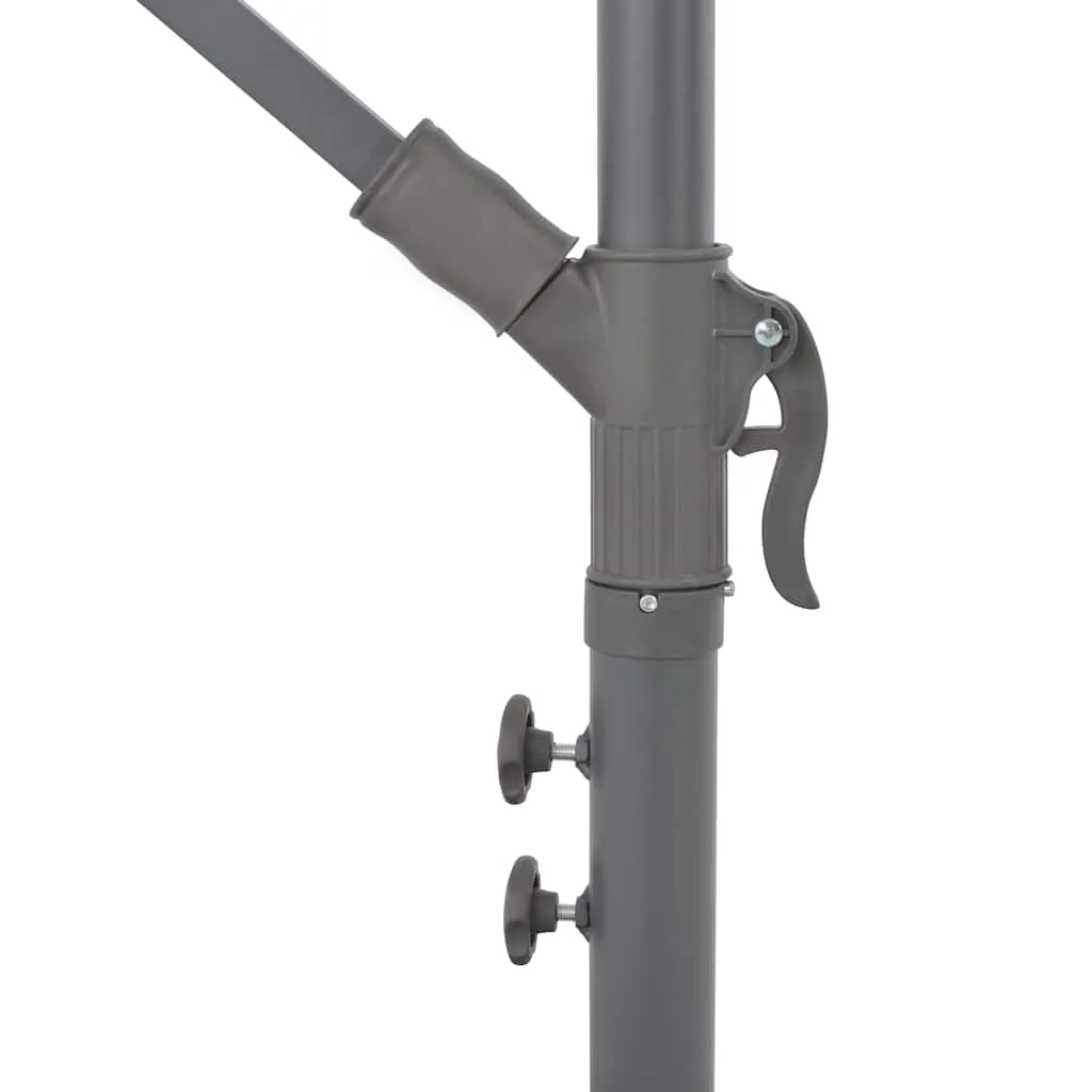 Eleganter Sonnenschirm 300 x 244 cm in Bordeauxrot