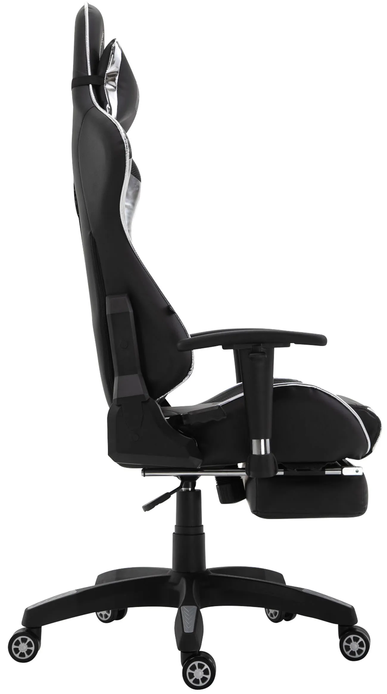 Bürostuhl Turbo XL 132-142x67x58-174 cm schwarz/weiß