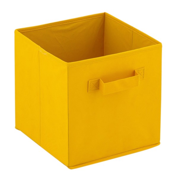 tinkaro Aufbewahrungsboxen KATHY Stoff Aufbewahrungsfaltbox Gelb 6er Set