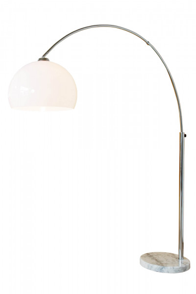 Große Bogenlampe 208 cm weiß Dimmschalter Lampe echter Marmorfuß