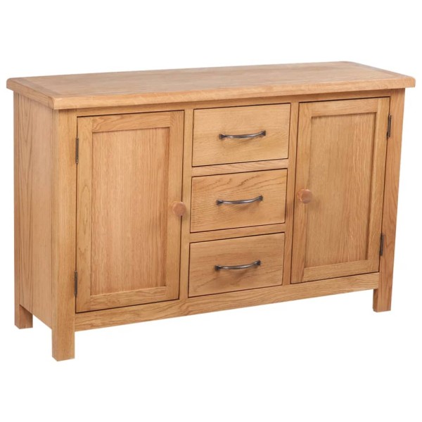 tinkaro Sideboard ROTRAUD Massivholz Eiche Konsolentisch Braun